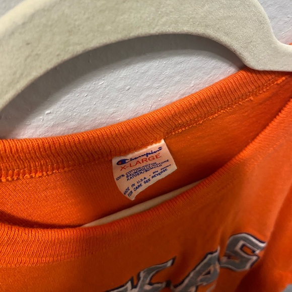 vtg usa made TEXAS LONGHORNS t-shirt XL university UT Austin football 90s - Picture 5 of 5